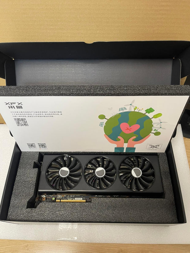 XFX Speedster QICK 319 Radeon RX7800 XT CORE, 16GB - RX-78TQICKF9 | A+ Grade – Excellent Condition, Tested & Verified, Comes with Original Box XFX