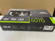 ASUS Dual GeForce RTX™ 5070 12GB GDDR7 OC Edition-90YV0M17-M0NA00 | A+ Grade – Excellent Condition, Tested & Verified, Comes with Original Box ASUS