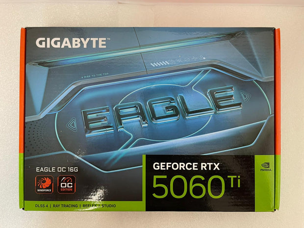 GeForce RTX™ 5060 Ti EAGLE OC 16G - GV-N506TEAGLE OC-16GD | A+ Grade – Excellent Condition, Tested & Verified, Comes with Original Box Gigabyte
