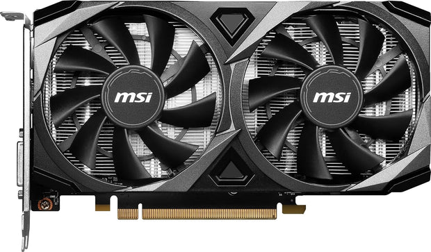 MSI GeForce RTX 3050 VENTUS 2X XS 8G OC Graphics Card - 8GB GDDR6, PCIe 4.0, 1x DP v1.4a, HDMI 2.1 (4K)