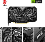 MSI GeForce RTX 4060 Ti VENTUS 2X BLACK 8G OC Graphics Card
