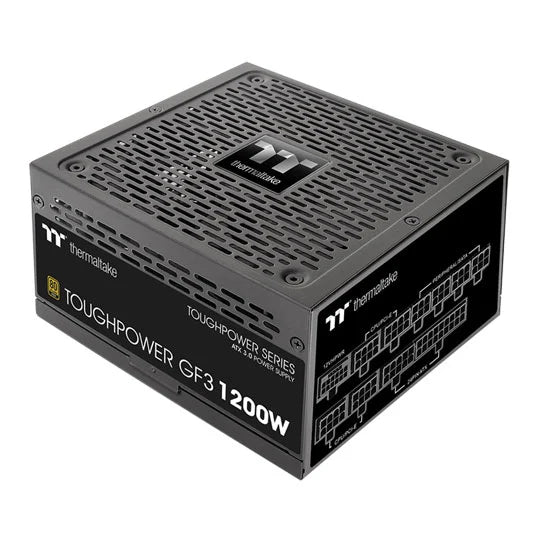 Thermaltake Toughpower GF3 1200W Fully Modular PSU, ATX 3.0, PCIe 5.0, 80+ Gold - PS-TPD-1200FNFAGK-4