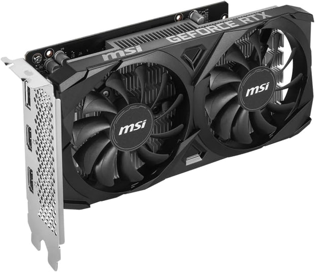 MSI GeForce RTX 3050 VENTUS 2X 6G OC Graphics Card - 6GB GDDR6, PCIe 4.0, 1x DP v1.4a, 2x HDMI 2.1 (4K)