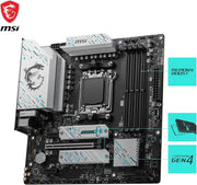 MSI B650M GAMING PLUS WIFI Motherboard, mATX - Supports AMD Ryzen 9000/8000/7000 Series, AM5, DDR5, PCIe 4.0 x16, M.2 Gen4, Wi-Fi 6E