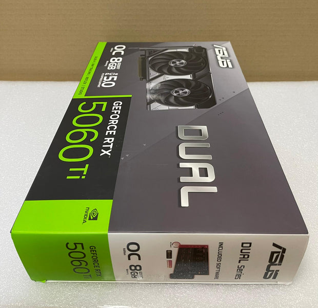ASUS Dual GeForce RTX 5060 Ti 8GB GDDR7 OC Edition  - 90YV0MP2-M0NA00 | A+ Grade – Excellent Condition, Tested & Verified, Comes with Original Box ASUS