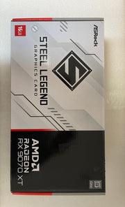 ASRock AMD Radeon RX 9070 XT Steel Legend 16GB White GPU 20Gbps GDDR6 256Bit - 90-GA5DZZ-00UANF | A+ Grade – Excellent Condition, Tested & Verified, Comes with Original Box ASRock