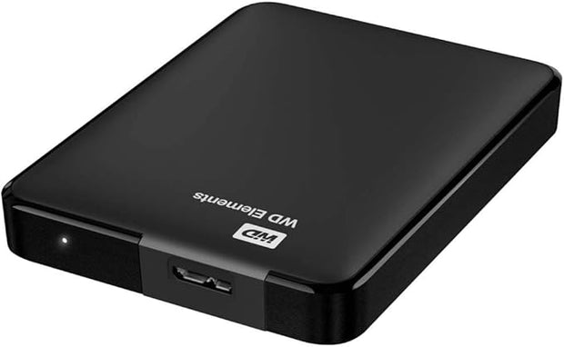 WD 2TB Elements Portable External Hard Drive, USB 3.0, Plug-and-Play, Formatted for PC/Mac - WDBU6Y0020BBK-WESN