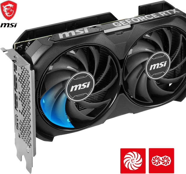 MSI GeForce RTX 4060 Ti VENTUS 2X BLACK 8G OC Graphics Card