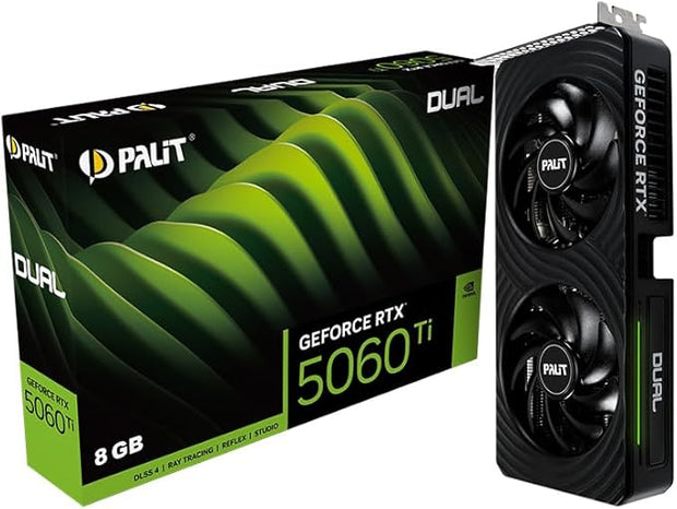 Palit GeForce RTX 5060 Ti Dual (8GB GDDR7/PCI Express- NE7506T019P1-GB2062D Palit