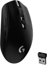 Logitech G305 LIGHTSPEED Wireless Gaming Mouse – HERO 12K Sensor, 12,000 DPI, Lightweight, 6 Programmable Buttons, 250h Battery Life – Black - 910-005283