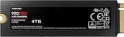Samsung 990 PRO 4TB NVMe SSD with Heatsink, PCIe 4.0, RGB, 7450/6900 MB/s – Gaming & Editing- MZ-V9P4T0CW Samsung