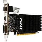 MSI GeForce GT 710 2GD3H LP Graphics Card - 2GB DDR3, VGA, DVI-D, HDMI, Passive Cooling