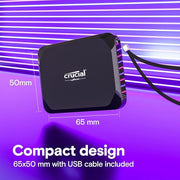 Crucial X9 1TB Portable External SSD Crucial