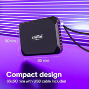 Crucial X9 4TB Portable External SSD Crucial