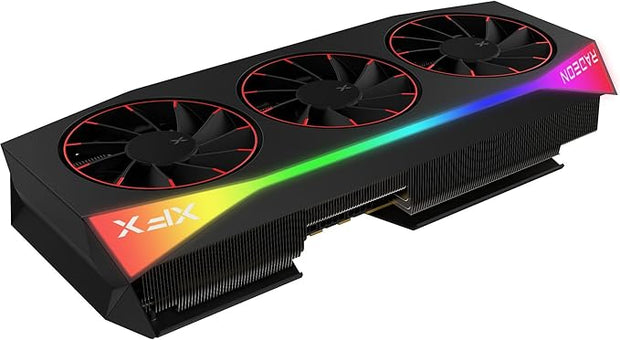 XFX Mercury AMD Radeon RX 9070XT OC Magnetic Air Edition with RGB 16GB GDDR6 Graphics Card, Black- RX-97TMARGB9 XFX