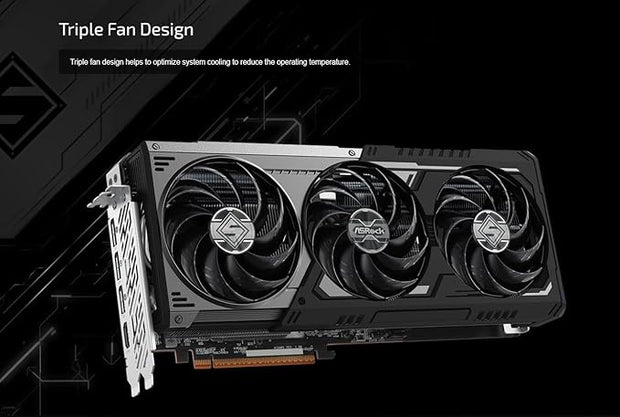 AMD Radeon™ RX 9070 XT Steel Legend Dark 16GB-  90-GA5VZZ-00UANF AMD