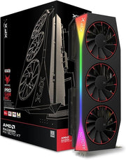 XFX Mercury AMD Radeon RX 9070XT OC Magnetic Air Edition with RGB 16GB GDDR6 Graphics Card, Black- RX-97TMARGB9 XFX