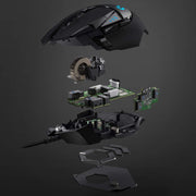 Logitech G502 HERO Wired Gaming Mouse – HERO 25K Sensor, 25,600 DPI, RGB, Adjustable Weights, 11 Programmable Buttons, On-Board Memory – Black - 910-005471