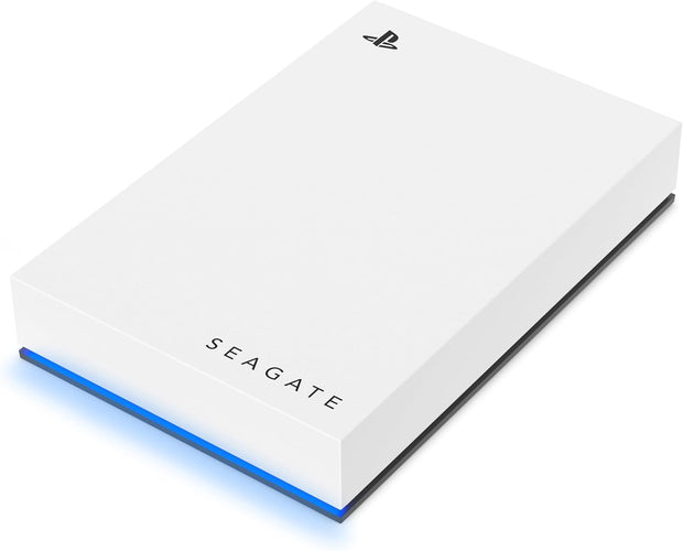 Seagate 5TB Game Drive for PS4/PS5 – USB 3.0 External HDD, Blue LED, Officially Licensed + 2 Weeks PS+ - STLV5000202 Seagate