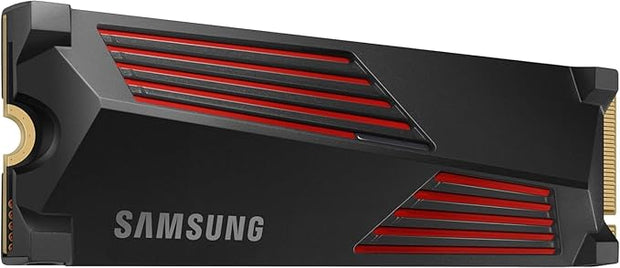 Samsung 990 PRO 4TB NVMe SSD with Heatsink, PCIe 4.0, RGB, 7450/6900 MB/s – Gaming & Editing- MZ-V9P4T0CW Samsung