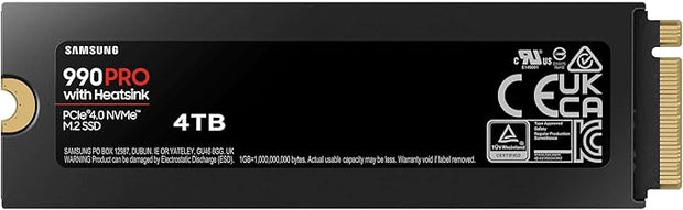 Samsung 990 PRO 4TB NVMe M.2 SSD – PCIe 4.0 x4, 2280 Form Factor- MZ-V9P4T0GW Samsung