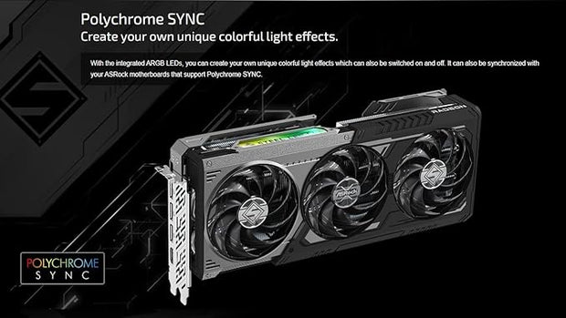 AMD Radeon™ RX 9070 XT Steel Legend Dark 16GB-  90-GA5VZZ-00UANF AMD