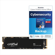Crucial P3 1TB NVMe M.2 SSD – PCIe Gen 3, Up to 3500MB/s, Acronis Edition- CT1000P3SSD801 Crucial
