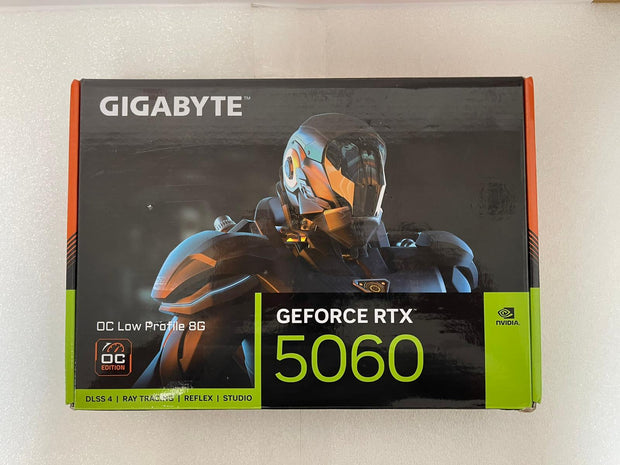 GIGABYTE GeForce RTX 5060 OC Low Profile 8G Graphics Card - GV-N5060OC-8GL | A+ Grade – Excellent Condition, Tested & Verified, Comes with Original Box Gigabyte