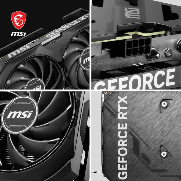 MSI GeForce RTX 4060 Ti VENTUS 2X BLACK 8G OC Graphics Card