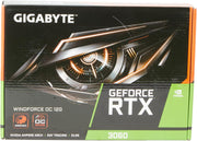 Gigabyte GeForce RTX 3060 WINDFORCE OC V2 – 12GB GDDR6, 192-bit, PCIe 4.0, 1792MHz, 2x DP 1.4, 2x HDMI 2.1, Ampere – GV-N3060WF2OC-12GD