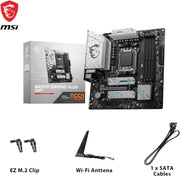 MSI B650M GAMING PLUS WIFI Motherboard, mATX - Supports AMD Ryzen 9000/8000/7000 Series, AM5, DDR5, PCIe 4.0 x16, M.2 Gen4, Wi-Fi 6E