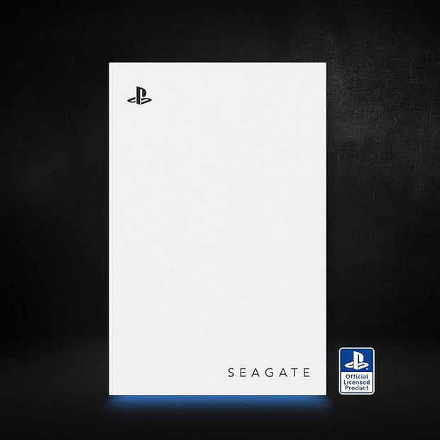 Seagate 5TB Game Drive for PS4/PS5 – USB 3.0 External HDD, Blue LED, Officially Licensed + 2 Weeks PS+ - STLV5000202 Seagate