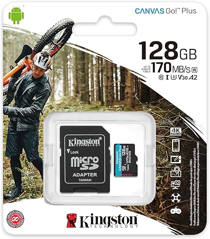 Kingston 128GB microSDXC Canvas Go Plus Kingston