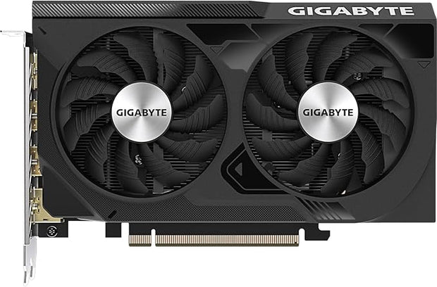 Gigabyte RTX 4060 WINDFORCE OC 8GB GDDR6 Graphics Card – DLSS 3, PCIe 4.0, 2x HDMI, 2x DP- GV-N4060WF2OC-8GD Gigabyte