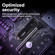 Crucial P3 1TB NVMe M.2 SSD – PCIe Gen 3, Up to 3500MB/s, Acronis Edition- CT1000P3SSD801 Crucial