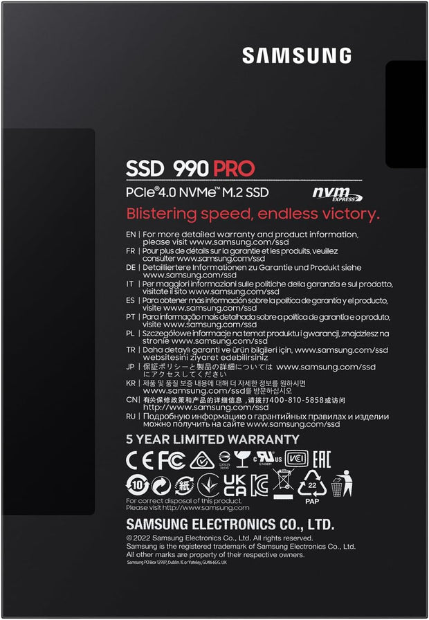 Samsung 990 PRO 4TB SSD Samsung