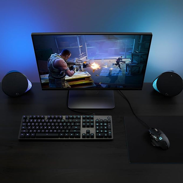 Logitech G502 HERO Wired Gaming Mouse – HERO 25K Sensor, 25,600 DPI, RGB, Adjustable Weights, 11 Programmable Buttons, On-Board Memory – Black - 910-005471