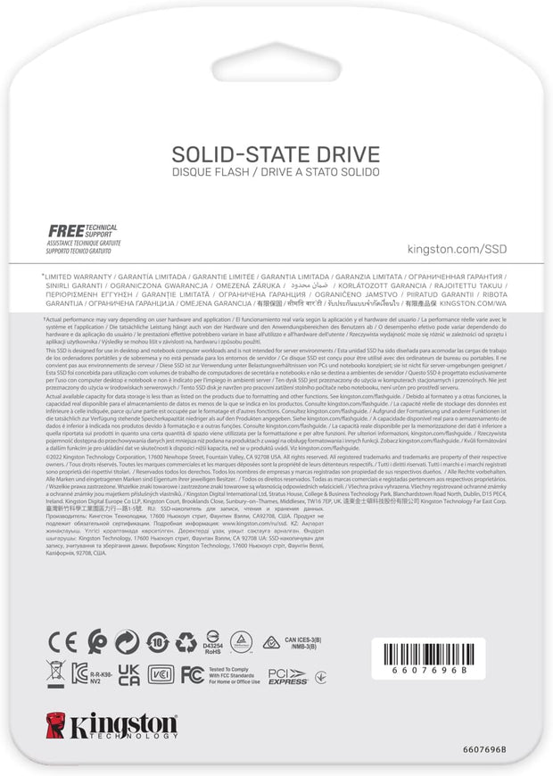 Kingston NV2 500GB NVMe SSD Kingston