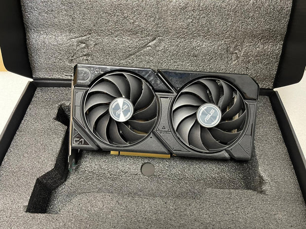 ASUS GeForce RTX 4060 DUAL EVO OC 8GB – 2535MHz, GDDR6, PCIe 4.0, DLSS 3, HDMI 2.1a, 3x DP 1.4a - 90YV0JC7-M0NA00 | A+ Grade – Excellent Condition, Tested & Verified, Comes with Original Box ASUS