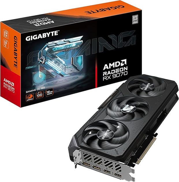 Gigabyte Radeon RX 9070 GAMING OC 16G Graphics Card  -GV-R9070GAMING OC-16GD | A+ Grade – Excellent Condition, Tested & Verified, Comes with Original Box Gigabyte