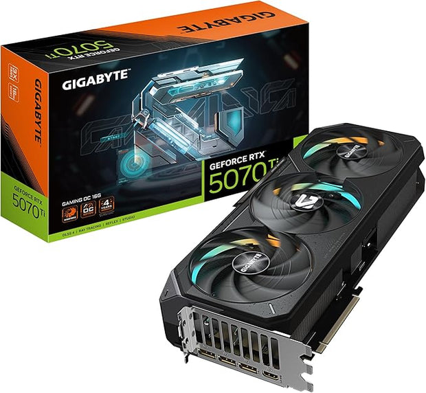 Gigabyte GeForce RTX 5070 Ti GAMING OC 16G Graphics Card -GV-N507TGAMING OC-16GD | A+ Grade – Excellent Condition, Tested & Verified, Comes with Original Box Gigabyte