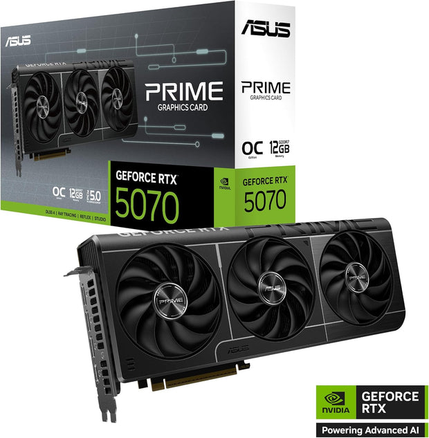 ASUS PRIME RTX5070 OC, PCIe5, 12GB DDR7- 90YV0M10-M0NA00 ASUS
