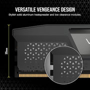 Corsair VENGEANCE DDR5 32GB (2x16GB) 6000MHz CL30 – AMD EXPO, Intel XMP 3.0 – Grey (CMK32GX5M2B6000Z30)