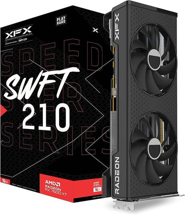 XFX Speedster SWFT 210 Radeon RX 7600 XT 16GB DDR6- RX-76TSWFTFP XFX