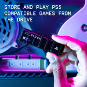WD_BLACK SN850P 4TB PS5 SSD – Officially Licensed, Up to 7300MB/s, M.2 NVMe with Heatsink, Internal Gaming Drive- WDBBYV0040BNC-WRSN WD_BLACK