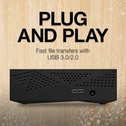Seagate 8TB Desktop External Hard Drive – USB 3.0, for PC, Mac & Laptop, Black, with Data Rescue- STGY8000400 Seagate