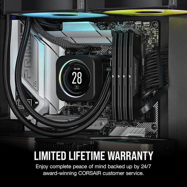 Corsair VENGEANCE DDR5 RAM 32GB (2x16GB) 5200MHz CL40 Intel XMP iCUE Compatible Computer Memory - Black (CMK32GX5M2B5200C40)