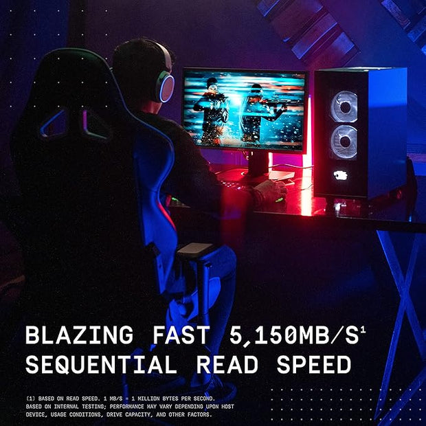 WD_BLACK SN770 2TB PCIe Gen4 NVMe SSD, 5150 MB/s Read Speed - WDS200T3X0E
