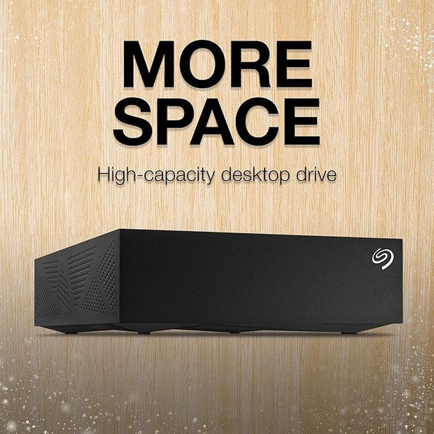 Seagate 8TB Desktop External Hard Drive – USB 3.0, for PC, Mac & Laptop, Black, with Data Rescue- STGY8000400 Seagate