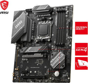 MSI B650 GAMING PLUS WIFI Motherboard, ATX - Supports AMD Ryzen 9000/8000/7000 Series, AM5, DDR5, PCIe 4.0 x16, M.2 Gen4, Wi-Fi 6E